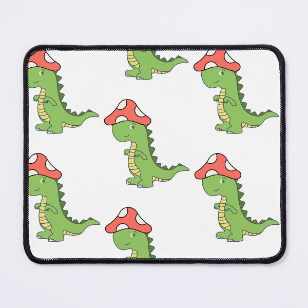 Item preview, simple red and white mushroom hat dinosaur designed and sold by HarithHilali.