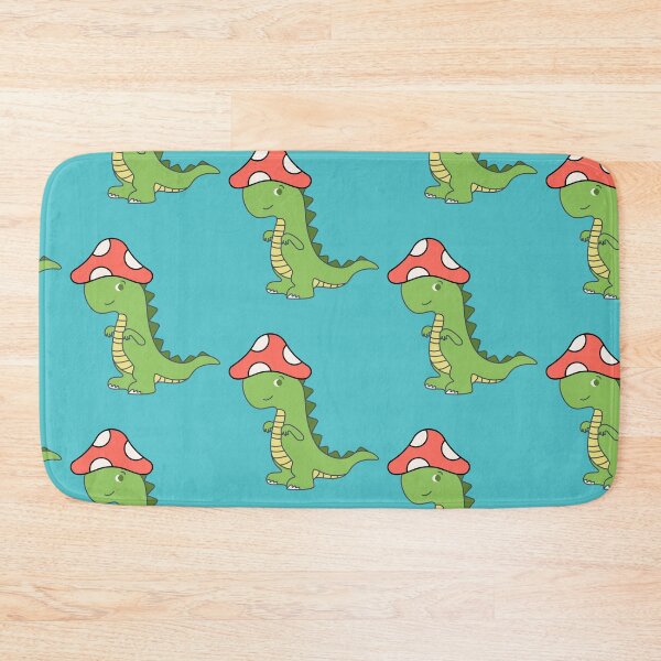 Item preview, simple red and white mushroom hat dinosaur designed and sold by HarithHilali.