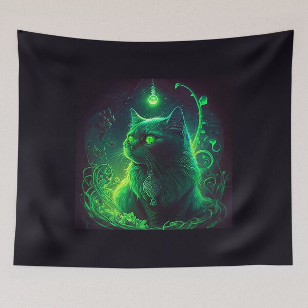 Item preview, Magical Witches Cat designed and sold by MyMagicalPlace.
