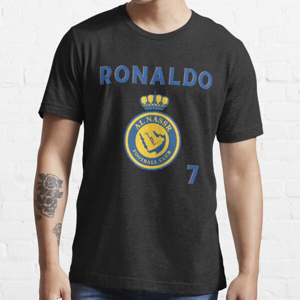 : FLAURA Al NASSR Soccer #7 Ronaldo Jersey Style Unisex T-Shirt  (Gold, Small) : Sports & Outdoors