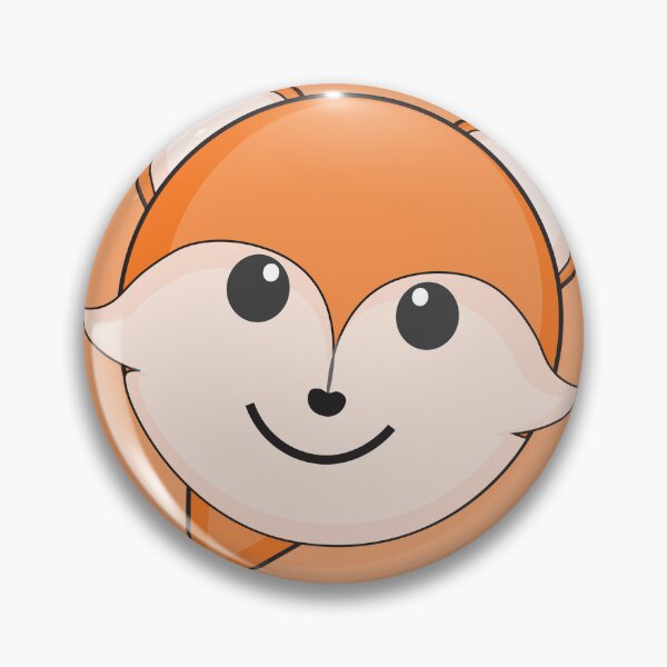 Item preview, Cute Fox Cartoon Character In a Speech Bubble designed and sold by ea-photos.