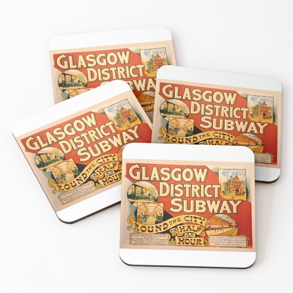 Item preview, Vintage Glasgow Subway Poster designed and sold by Random Railways.