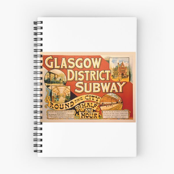 Item preview, Vintage Glasgow Subway Poster designed and sold by Random Railways.