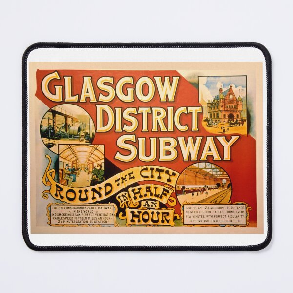 Item preview, Vintage Glasgow Subway Poster designed and sold by Random Railways.