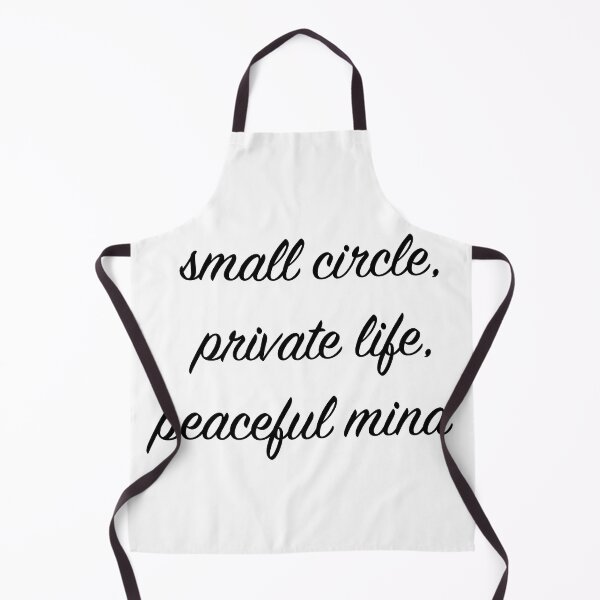 Item preview, small circle, private life, peaceful mind designed and sold by CamoQuotes.