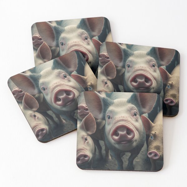 Item preview, pig selfie (1/3) designed and sold by sabantha.