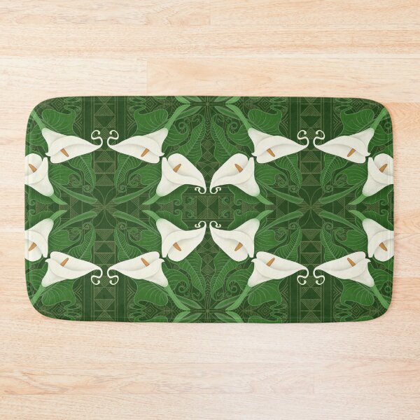 Item preview, Arum lilies - deep green designed and sold by AprilAppleArt.