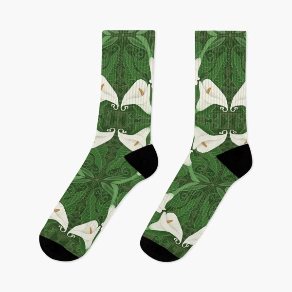 Item preview, Arum lilies - deep green designed and sold by AprilAppleArt.