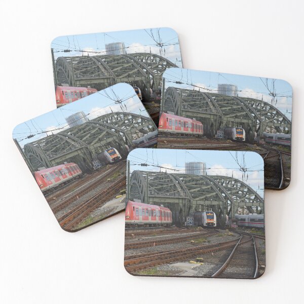 Item preview, Trains on the Hohenzollern Bridge, Cologne, Germany designed and sold by Random Railways.
