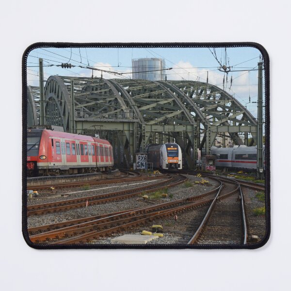 Item preview, Trains on the Hohenzollern Bridge, Cologne, Germany designed and sold by Random Railways.