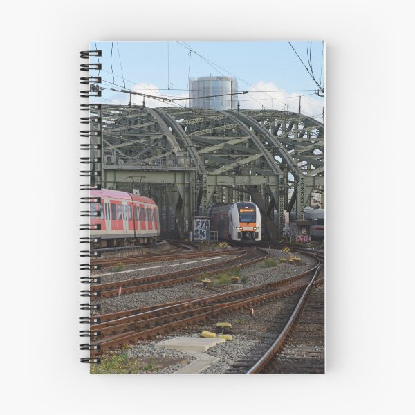 Item preview, Trains on the Hohenzollern Bridge, Cologne, Germany designed and sold by Random Railways.