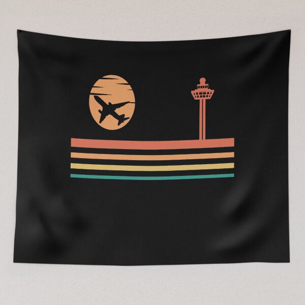Item preview, Plane Sunset Cute Aviation Retro Vintage Cute Pilot Planes Lovers Graphic designed and sold by Thecitiesstore.