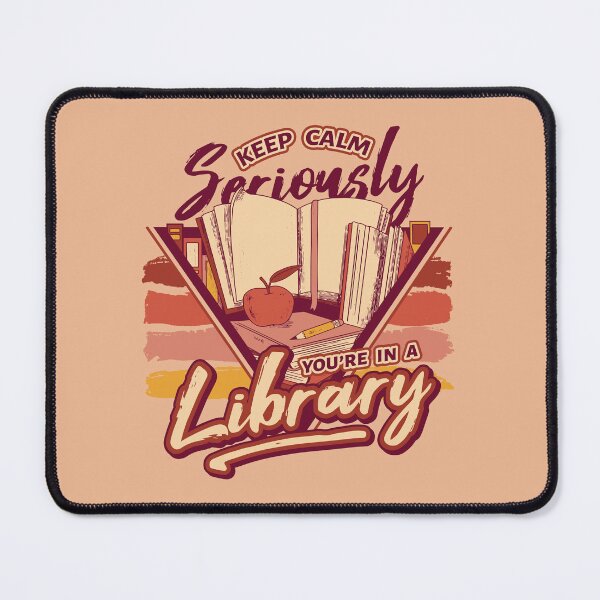 Item preview, Library silence funny designed and sold by Palteeshop.