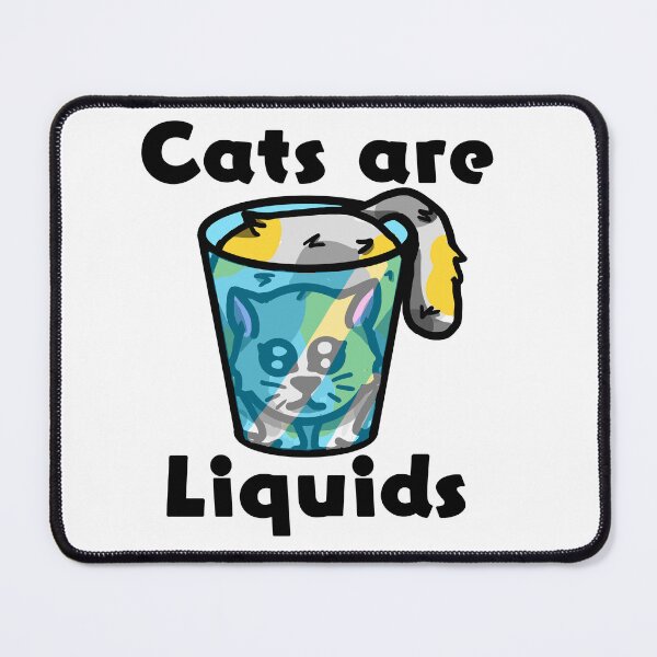 Item preview, Cats are liquids t-shirt designed and sold by goldishdrawings.