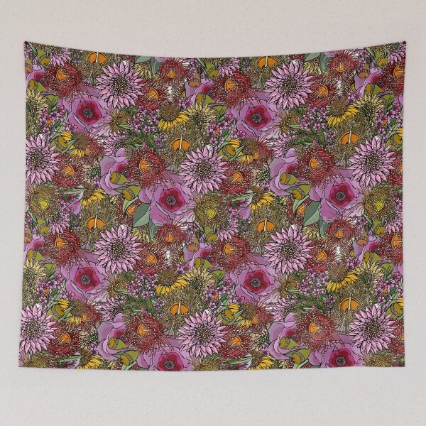 Item preview, Australian Outback Wildflowers  designed and sold by Sketchbook Designs.