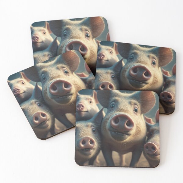 Item preview, pig selfie (3/3) designed and sold by sabantha.