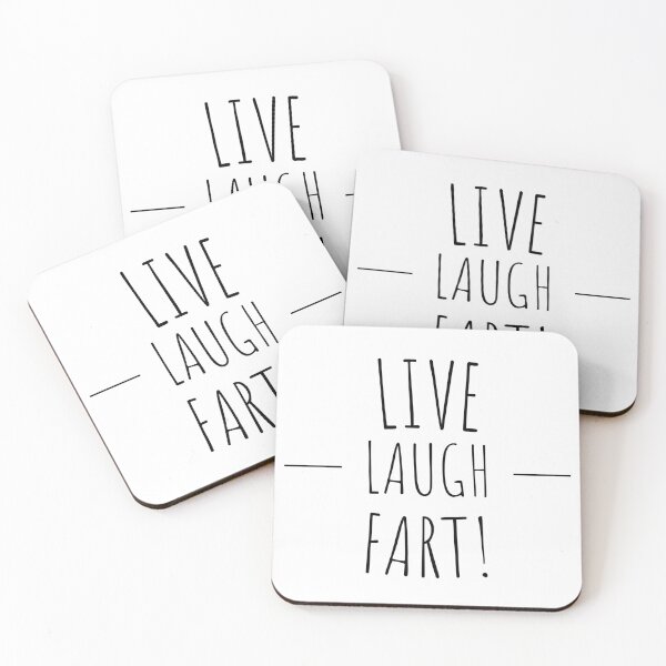 Item preview, live laugh fart, funny inspirational mocking quote  designed and sold by 5thseason-shop.