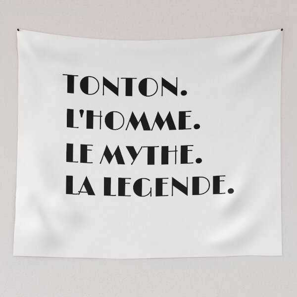 Item preview, Man Tonton the man The Myth the legend designed and sold by OHNS Corner.