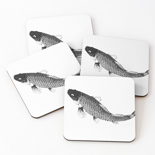 Item preview, Woodcut Koi - Original designed and sold by killies.