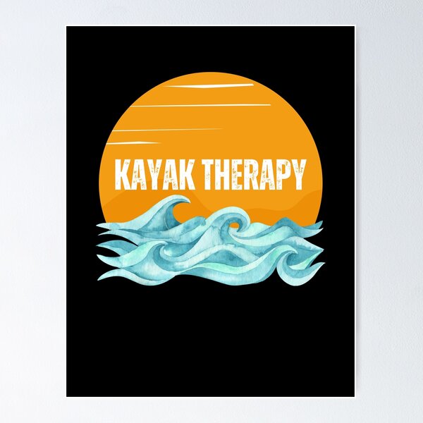 Item preview, Kayak Therapy on Open Waters designed and sold by FlippySan.