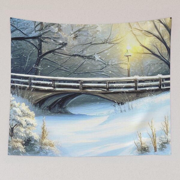 Item preview, Beautiful Winter Scene Painting designed and sold by SinoFantai.