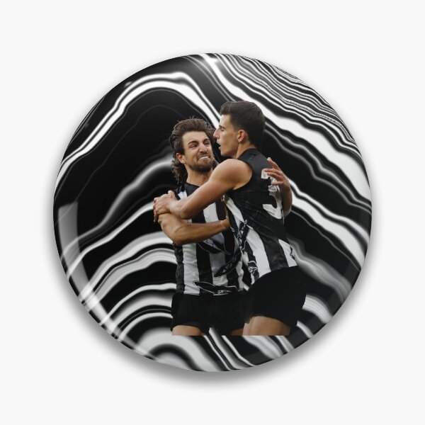Item preview, Daicos Brothers celebration of Nick kicked comeback goal designed and sold by konsdigitaldesignsartwork.