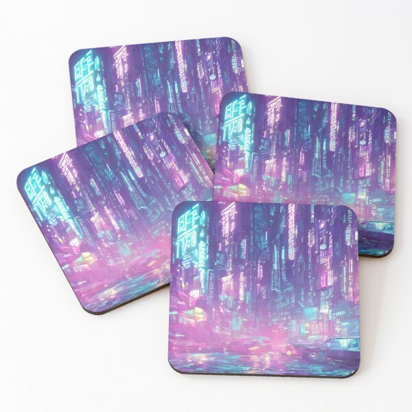 Item preview, stunning city lights illustration neon_03 designed and sold by AbundanceMind.