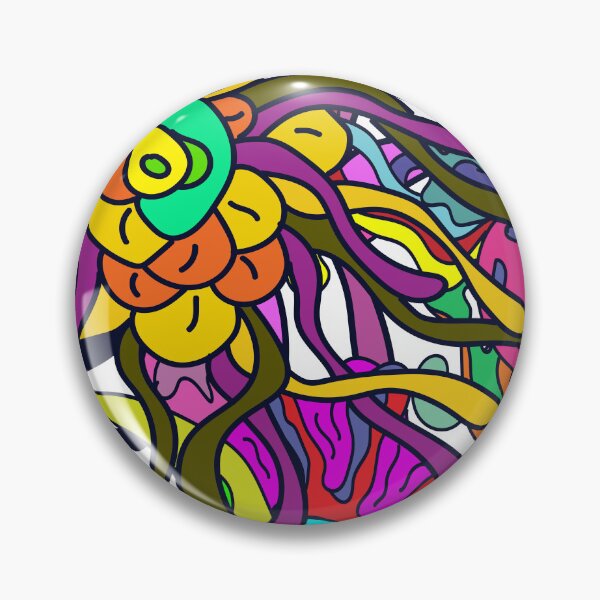 Item preview, Slug Shape Color Combination Doodle Pattern designed and sold by DJava-ArtO.