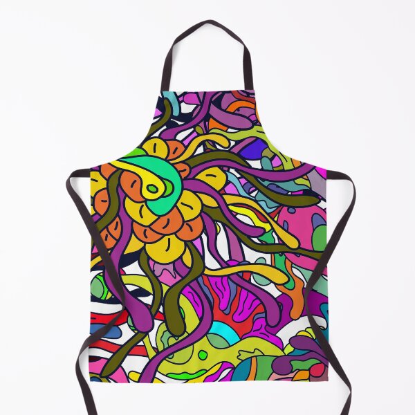 Item preview, Slug Shape Color Combination Doodle Pattern designed and sold by DJava-ArtO.