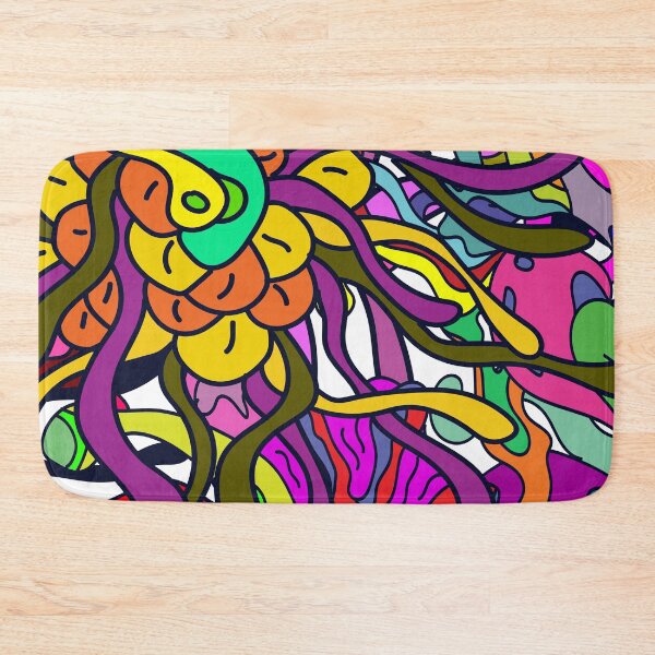 Item preview, Slug Shape Color Combination Doodle Pattern designed and sold by DJava-ArtO.