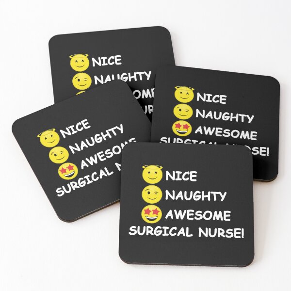 Item preview, Nice Naughty Awesome Surgical Nurse designed and sold by The Third Eye  Shop.