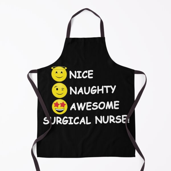 Item preview, Nice Naughty Awesome Surgical Nurse designed and sold by The Third Eye Shop.