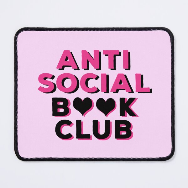 Item preview, ANTI SOCIAL BOOK CLUB FOR INTROVERTED READERS designed and sold by The Bookworm Store.