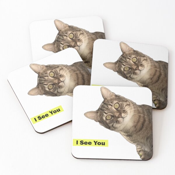 Item preview, I See You Cat Meme designed and sold by Uday24.