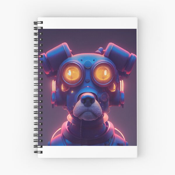 Item preview, Small dog cyberpunk tech dachshund designed and sold by ARTeez⭐️⭐️⭐️⭐️⭐️.
