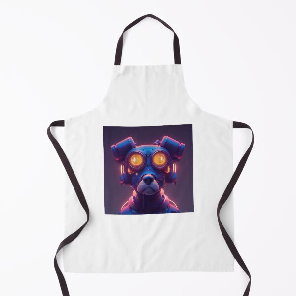 Item preview, Small dog cyberpunk tech dachshund designed and sold by ARTeez⭐️⭐️⭐️⭐️⭐️.