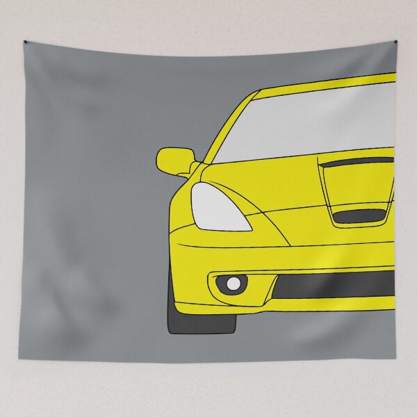 Item preview, Toyota Celica T230 solar yellow color designed and sold by EdimDesign.