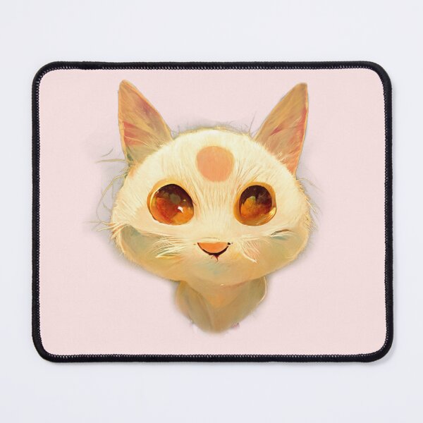 Item preview, Cute cat head drawing with big eyes  designed and sold by benshop47.