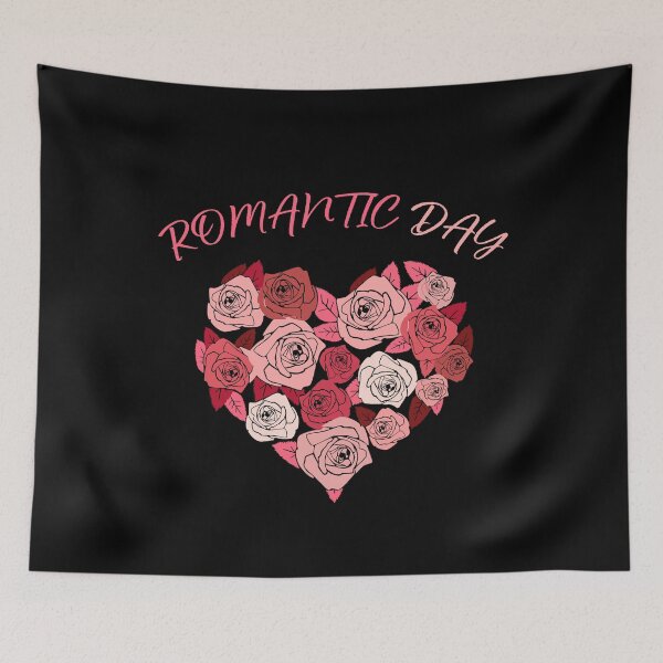 Item preview, Romantic day of pink flowers designed and sold by halazidan.