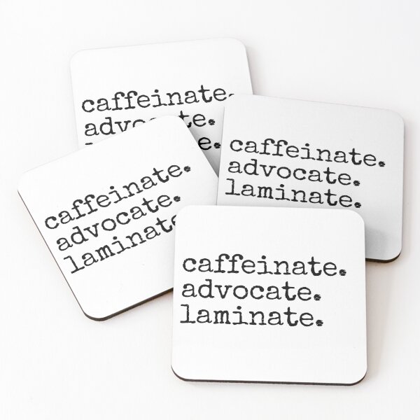 Item preview, Caffeinate Advocate Laminate | SPED Teacher  designed and sold by Tremendo.