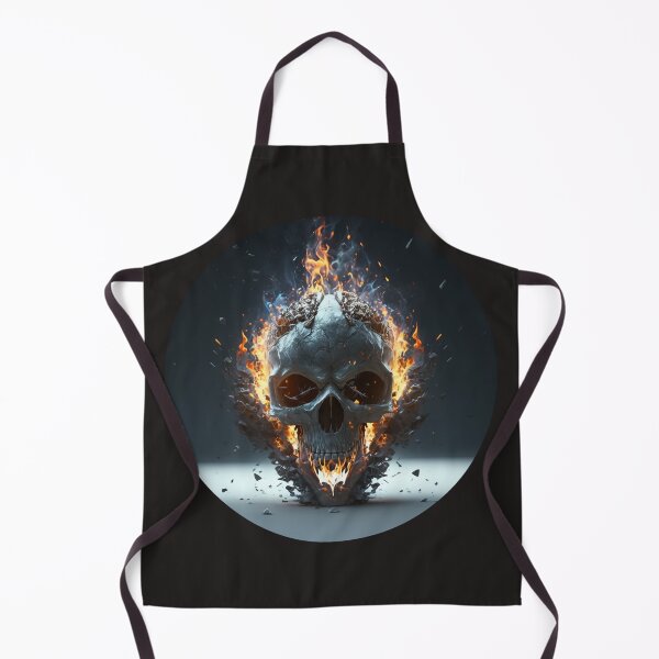 Item preview, Burning skull designed and sold by ARTeez⭐️⭐️⭐️⭐️⭐️.
