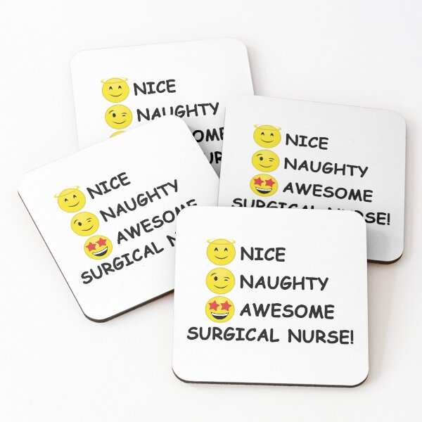 Item preview, Nice Naughty Awesome Surgical Nurse Essential designed and sold by The Third Eye  Shop.