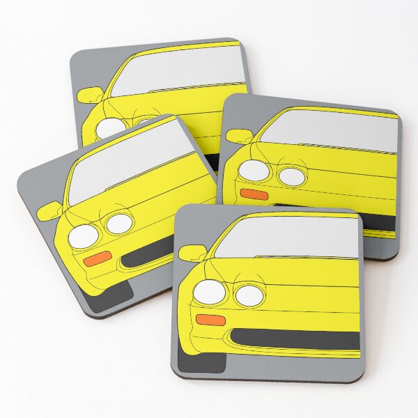 Item preview, Toyota Celica T200 solar yellow color designed and sold by EdimDesign.