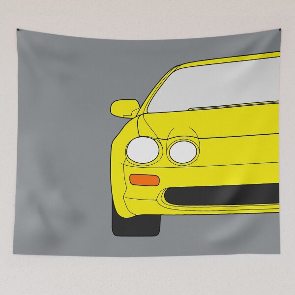 Item preview, Toyota Celica T200 solar yellow color designed and sold by EdimDesign.