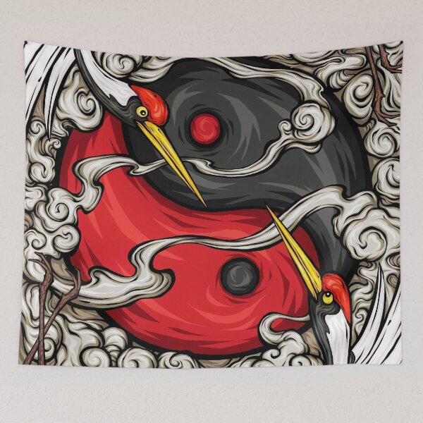 Item preview, Yin Yang Wading Birds designed and sold by JuliaRicketson.