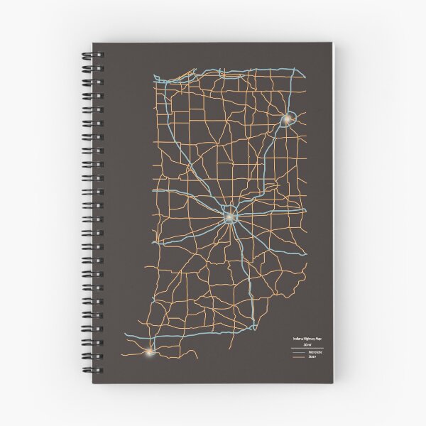 Item preview, Indiana Highways designed and sold by FinlayMcNevin.