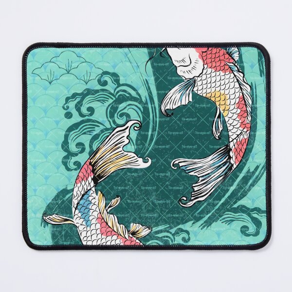 Item preview, Japanese Abstract Koi Art designed and sold by KennethGahagan.