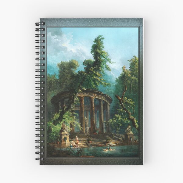 Item preview, The Bathing Pool by Hubert Robert designed and sold by Xzendor7 Digital Art Creations.