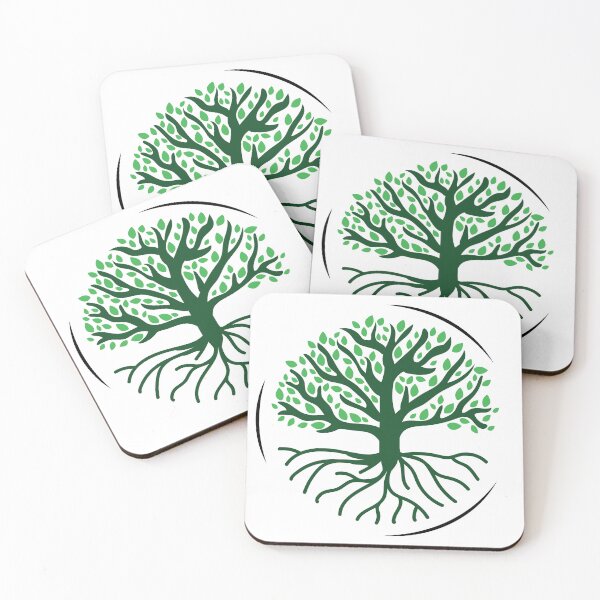 Item preview, big green hand drawn tree life designed and sold by ⭐ANADIF DESIGN⭐.