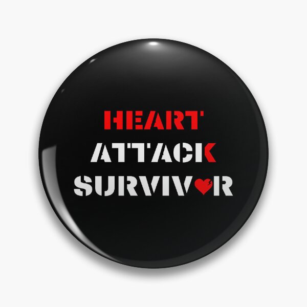 Item preview, Heart attack survivor motivational design designed and sold by DigitalMagShop.